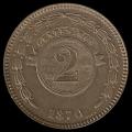 Monedas de 1870 - 2 Cent�simos